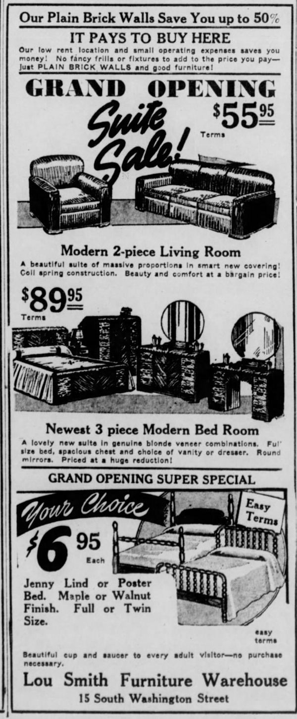 Smith Furniture - Mar 05 1942 Article (newer photo)
